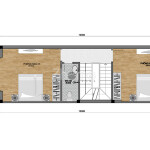 Kiến trúc ZHOME tư vấn thiết kế nhà 50m2 3 tầng 1 tum tân cổ điển ZH029