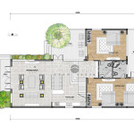Kiến trúc ZHOME tư vấn thiết kế nhà 2 tầng theo phong thủy kích thước 11x20m ZH039