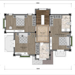 Thiết kế mẫu nhà biệt thự 3 tầng mái thái 4 phòng ngủ ZH084