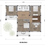 Mẫu thiết kế nhà mái thái 2 tầng 5 phòng ngủ ZH111
